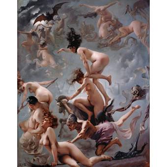 РЕПРОДУКЦИИ НА КАРТИНИ Вещици в събота (1878)